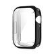 Plating Shockproof Anti-Scratch Soft TPU + HD Clear Tempered Glass Full Cover Watch Case Cover for Apple Watch S7 41mm/ 45mm