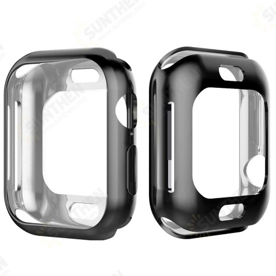 Plating Soft TPU Watch Cover For Apple Watch Series 4 40mm/44mm