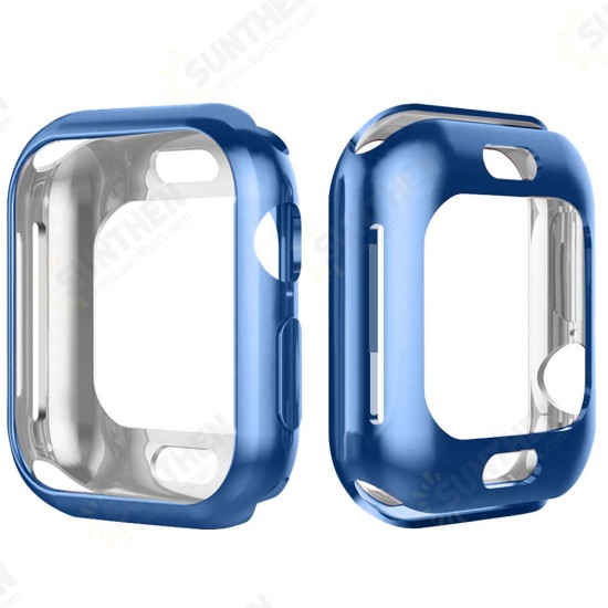 Plating Soft TPU Watch Cover For Apple Watch Series 4 40mm/44mm