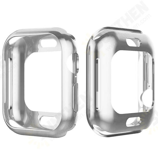 Plating Soft TPU Watch Cover For Apple Watch Series 4 40mm/44mm