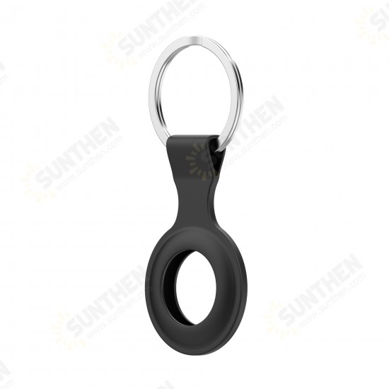 Portable Pure Silicone Protective Cover Sleeve for Apple Airtags bluetooth Tracker