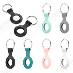 Portable Pure Silicone Protective Cover Sleeve for Apple Airtags bluetooth Tracker Portable Pure Silicone Protective Cover Sleeve for Apple Airtags bluetooth Tracker