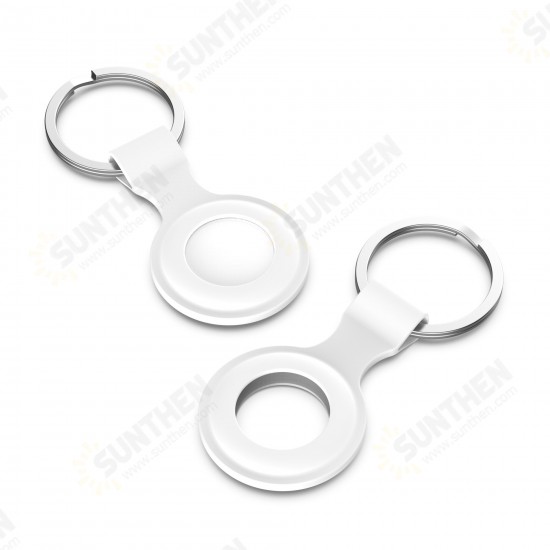 Portable Pure Silicone Protective Cover Sleeve for Apple Airtags bluetooth Tracker