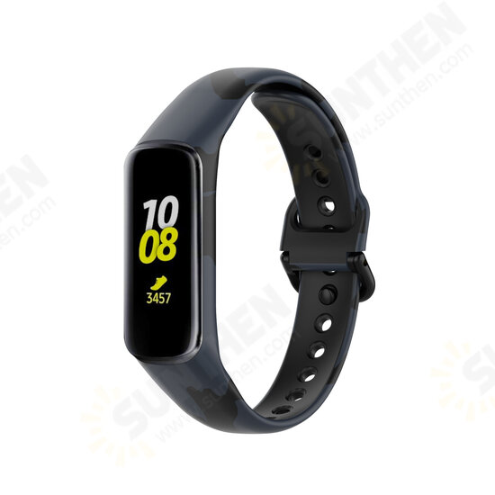 Printed Pattern Stainless Steel Buckle Smart watch Band Replacement Strap For Samsung Galaxy Fit 2 Printed Pattern Stainless Steel Buckle Smart watch Band Replacement Strap For Samsung Galaxy Fit 2