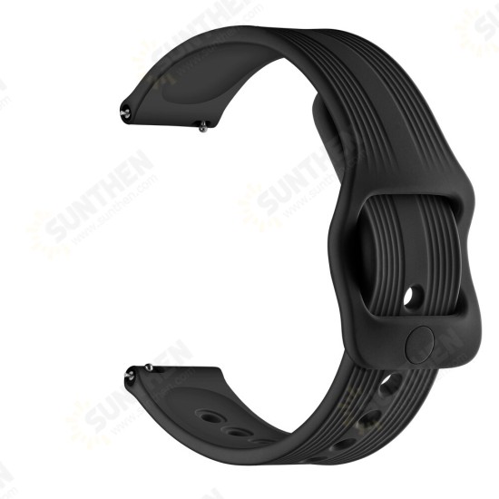 Pure Color Silicone Watch Band Replacement Watch Strap for Amazfit GTR