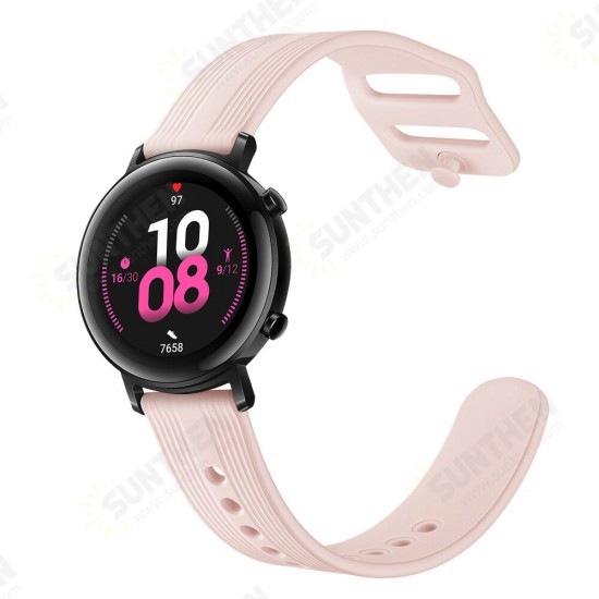 Pure Color Silicone Watch Band Replacement Watch Strap for HuGT2 Smart Watch