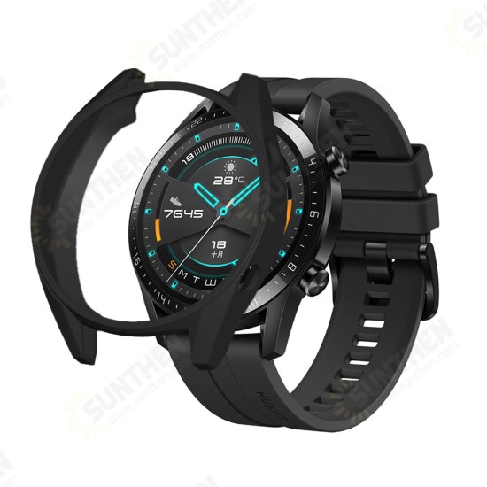 Pure Soft TPU Watch Case Cover Watch Cover Screen Protector for HuWatch GT 2 46mm / HuWatch GT 46mm Pure Soft TPU Watch Case Cover Watch Cover Screen Protector for HuWatch GT 2 46mm / HuWatch GT 46mm