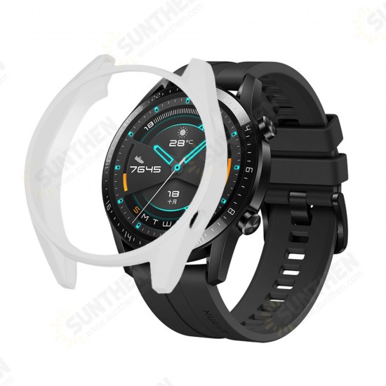 Pure Soft TPU Watch Case Cover Watch Cover Screen Protector for HuWatch GT 2 46mm / HuWatch GT 46mm Pure Soft TPU Watch Case Cover Watch Cover Screen Protector for HuWatch GT 2 46mm / HuWatch GT 46mm
