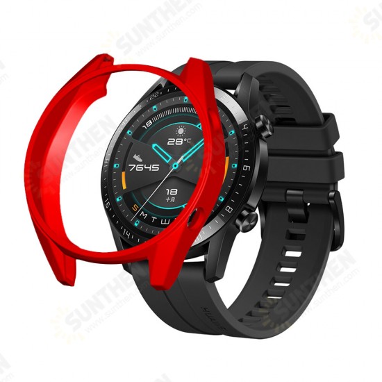 Pure Soft TPU Watch Case Cover Watch Cover Screen Protector for HuWatch GT 2 46mm / HuWatch GT 46mm Pure Soft TPU Watch Case Cover Watch Cover Screen Protector for HuWatch GT 2 46mm / HuWatch GT 46mm