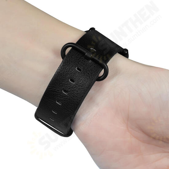 Replacement Genuine Leather Strap Watch Band for Xiaomi Mijia Smart Watch Non-original Replacement Genuine Leather Strap Watch Band for Xiaomi Mijia Smart Watch Non-original