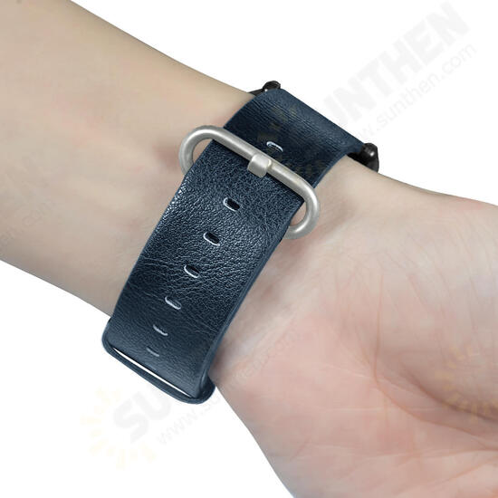 Replacement Genuine Leather Strap Watch Band for Xiaomi Mijia Smart Watch Non-original Replacement Genuine Leather Strap Watch Band for Xiaomi Mijia Smart Watch Non-original