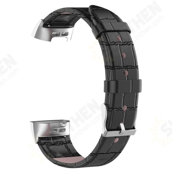 Replacement Leather Watch Band Strap for Smart Watch Fitbit Charge 3 Replacement Leather Watch Band Strap for Smart Watch Fitbit Charge 3
