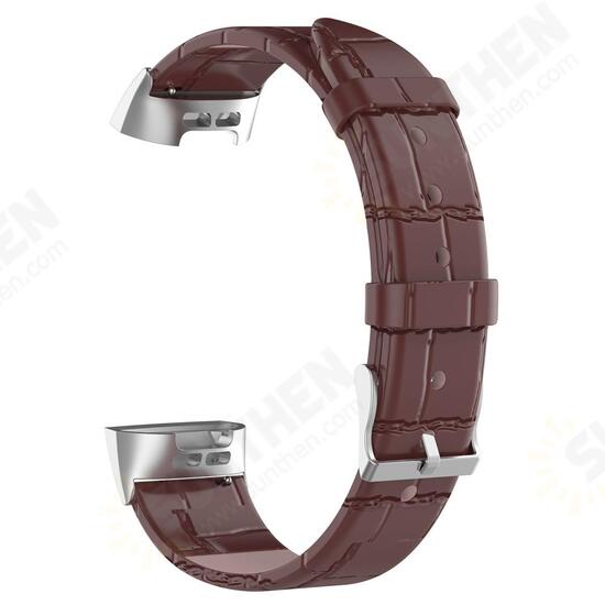 Replacement Leather Watch Band Strap for Smart Watch Fitbit Charge 3 Replacement Leather Watch Band Strap for Smart Watch Fitbit Charge 3