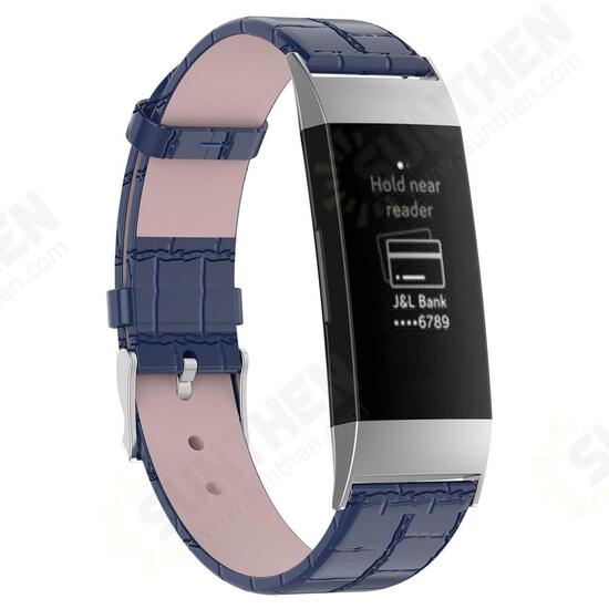 Replacement Leather Watch Band Strap for Smart Watch Fitbit Charge 3 Replacement Leather Watch Band Strap for Smart Watch Fitbit Charge 3