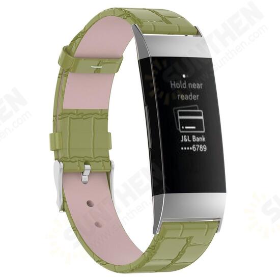 Replacement Leather Watch Band Strap for Smart Watch Fitbit Charge 3 Replacement Leather Watch Band Strap for Smart Watch Fitbit Charge 3