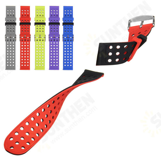 Replacement Silicone Rubber Classic Smart Watch Band Strap For Fitbit Versa