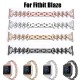 Replacement Stainless steel Watch Band Small Fan-shaped Crystal with Watch Frame for Fitbit Blaze Smart Watch Replacement Stainless steel Watch Band Small Fan-shaped Crystal with Watch Frame for Fitbit Blaze Smart Watch