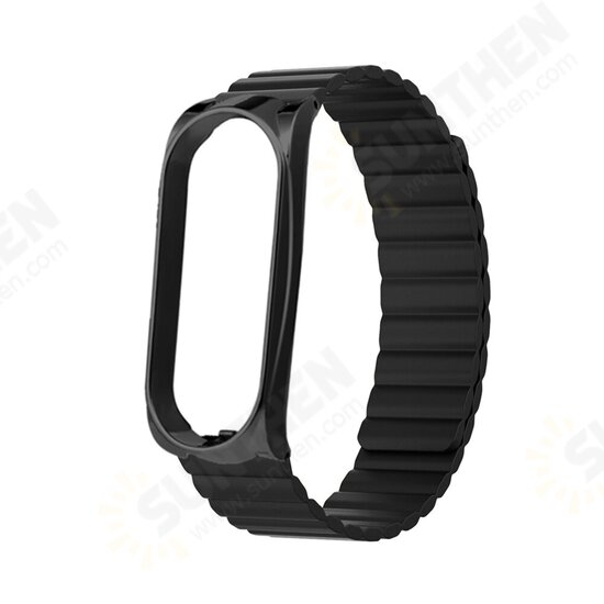 Silicone Powerful Magnetic Replacement Strap Smart Watch Band for Xiaomi Mi Band 6/5 Silicone Powerful Magnetic Replacement Strap Smart Watch Band for Xiaomi Mi Band 6/5