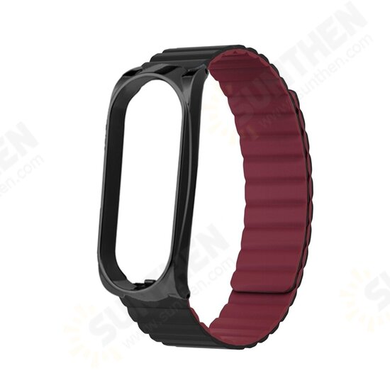 Silicone Powerful Magnetic Replacement Strap Smart Watch Band for Xiaomi Mi Band 6/5 Silicone Powerful Magnetic Replacement Strap Smart Watch Band for Xiaomi Mi Band 6/5