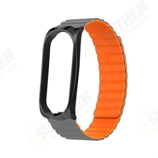 Silicone Powerful Magnetic Replacement Strap Smart Watch Band for Xiaomi Mi Band 6/5 Silicone Powerful Magnetic Replacement Strap Smart Watch Band for Xiaomi Mi Band 6/5