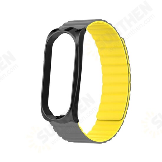 Silicone Powerful Magnetic Replacement Strap Smart Watch Band for Xiaomi Mi Band 6/5 Silicone Powerful Magnetic Replacement Strap Smart Watch Band for Xiaomi Mi Band 6/5