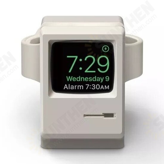 Silicone Retro Style Dock Watch Charger for Apple Watch 1 2 3 Series