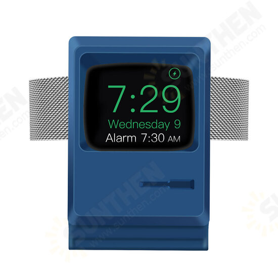 Silicone Retro Style Dock Watch Charger for Apple Watch 1 2 3 Series