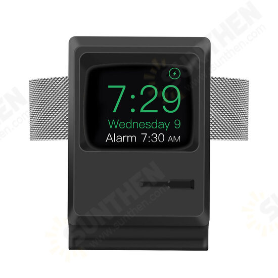 Silicone Retro Style Dock Watch Charger for Apple Watch 1 2 3 Series