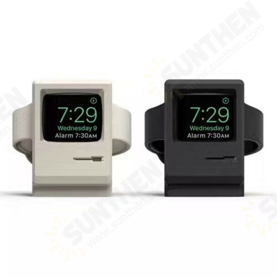 Silicone Retro Style Dock Watch Charger for Apple Watch 1 2 3 Series