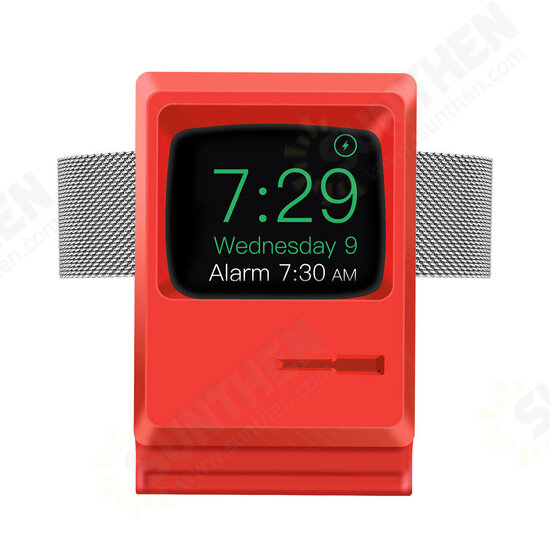 Silicone Retro Style Dock Watch Charger for Apple Watch 1 2 3 Series