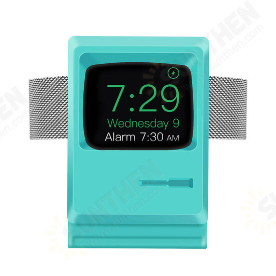 Silicone Retro Style Dock Watch Charger for Apple Watch 1 2 3 Series