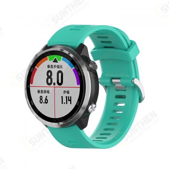 Silicone Watch Band Color Watch Strap for Garmin Forerunner 645 Smart Watch