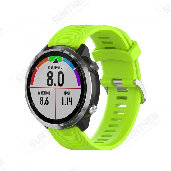 Silicone Watch Band Color Watch Strap for Garmin Forerunner 645 Smart Watch