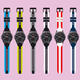 Silicone Watch Band Dual Color Watch Strap for HuGT2/GT Amazfit GTR