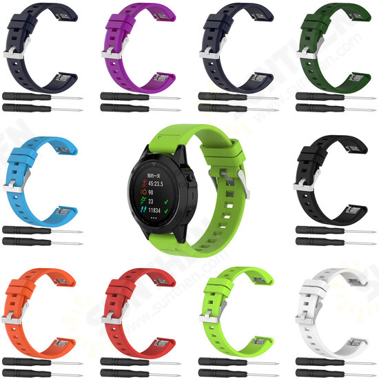 Smooth Multi-color Replacement Strap For Garmin Fenix 5/Forerunner 935 Smooth Multi-color Replacement Strap For Garmin Fenix 5/Forerunner 935