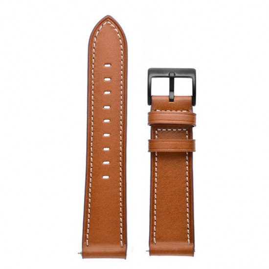 Soft Leather Watch Band Replacement Watch Strap for Amazfit NEO Smart Watch