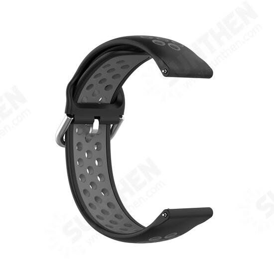 Split Color Dot Pattern Breathable Waterproof Soft Silicone Watch Band Strap Replacement for Fitbit Versa 2 / Fitbit Versa / Fitbit Versa Lite Split Color Dot Pattern Breathable Waterproof Soft Silicone Watch Band Strap Replacement for Fitbit Versa 2 / Fitbit Versa / Fitbit Versa Lite