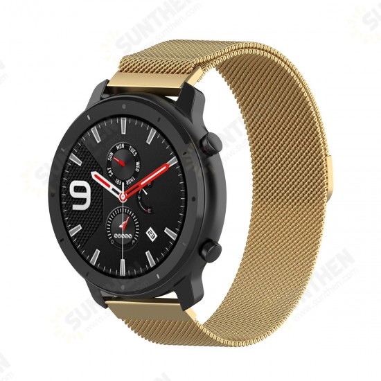 Stainless Steel Watch Band for Amazfit GTR 42MM Smart Watch