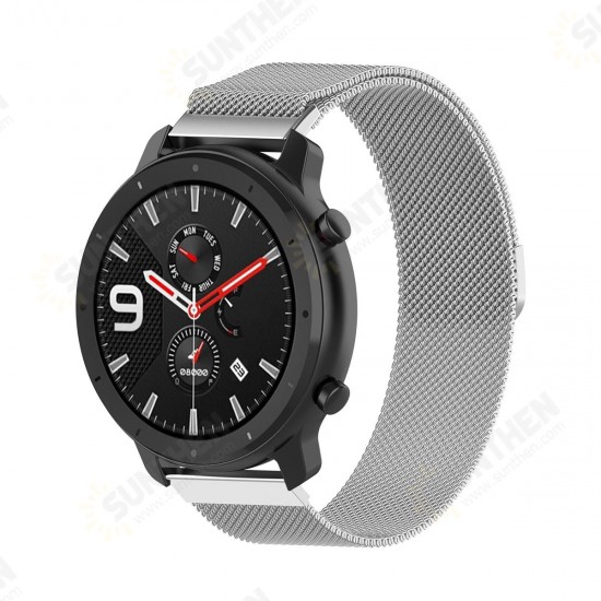 Stainless Steel Watch Band for Amazfit GTR 42MM Smart Watch