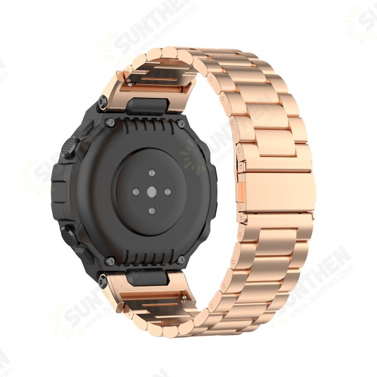 Stainless Steel Watch Band with Band Adjust Tool for Amazfit T-REX A1918 Smart Watch