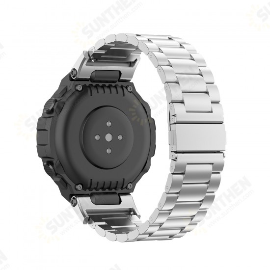 Stainless Steel Watch Band with Band Adjust Tool for Amazfit T-REX A1918 Smart Watch