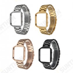Steel Metal Frame Watch Case Cover Frame Watch Band For Fitbit Blaze Watch