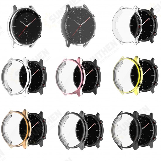 TPU All-inclusive Scratch Resistant Watch Case Cover Watch Shell Protector For Amazfit GTR 2 TPU All-inclusive Scratch Resistant Watch Case Cover Watch Shell Protector For Amazfit GTR 2