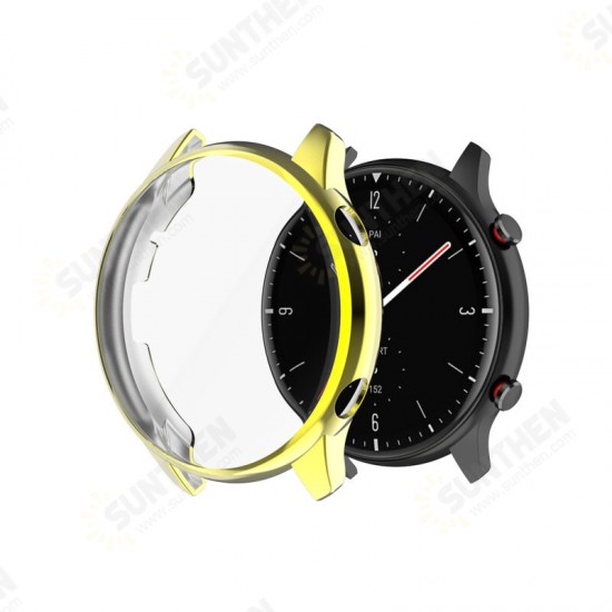 TPU All-inclusive Scratch Resistant Watch Case Cover Watch Shell Protector For Amazfit GTR 2 TPU All-inclusive Scratch Resistant Watch Case Cover Watch Shell Protector For Amazfit GTR 2
