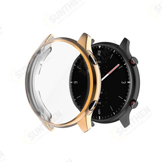 TPU All-inclusive Scratch Resistant Watch Case Cover Watch Shell Protector For Amazfit GTR 2 TPU All-inclusive Scratch Resistant Watch Case Cover Watch Shell Protector For Amazfit GTR 2
