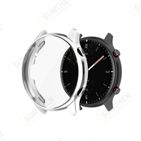 TPU All-inclusive Scratch Resistant Watch Case Cover Watch Shell Protector For Amazfit GTR 2 TPU All-inclusive Scratch Resistant Watch Case Cover Watch Shell Protector For Amazfit GTR 2