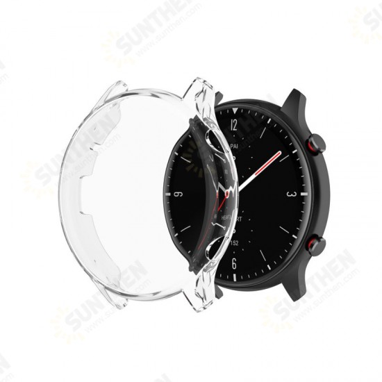 TPU All-inclusive Scratch Resistant Watch Case Cover Watch Shell Protector For Amazfit GTR 2 TPU All-inclusive Scratch Resistant Watch Case Cover Watch Shell Protector For Amazfit GTR 2