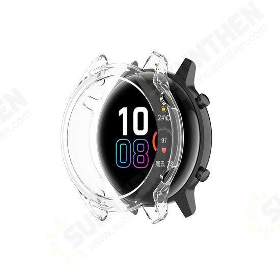 TPU Half Cover Transparent Protector Case for HuHonor Magic Watch2 42mm/46mm
