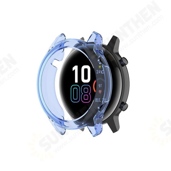 TPU Half Cover Transparent Protector Case for HuHonor Magic Watch2 42mm/46mm