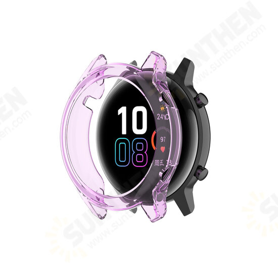 TPU Half Cover Transparent Protector Case for HuHonor Magic Watch2 42mm/46mm